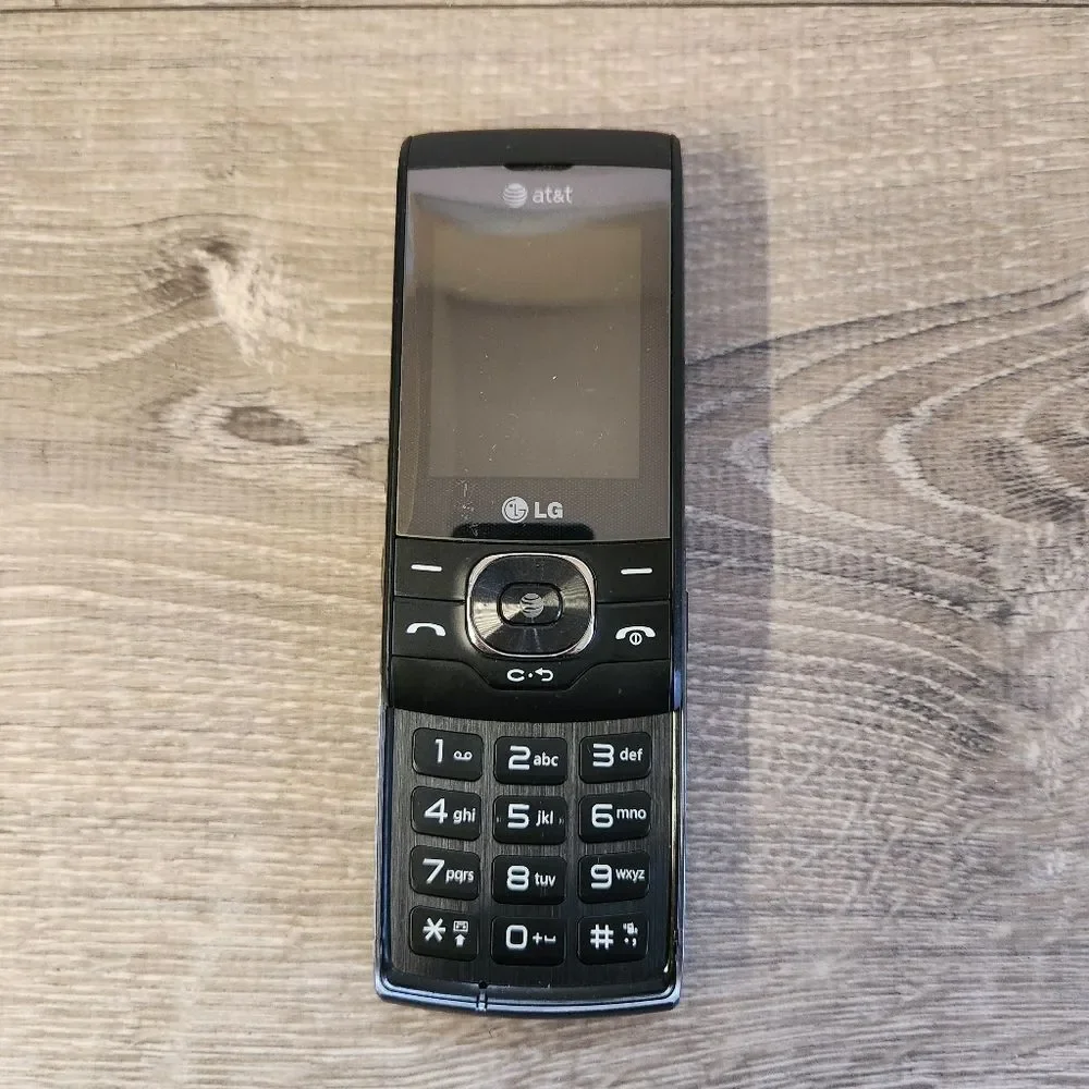 LG GU295 AT&T Cellular 3G Slider Push To Talk‎ Cellular Mobile Phone Black